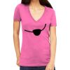 Tultex 214 - Ladies' Slim Fit Fine Jersey V-Neck Thumbnail