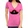 Tultex 214 - Ladies' Slim Fit Fine Jersey V-Neck Thumbnail