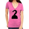 Tultex 214 - Ladies' Slim Fit Fine Jersey V-Neck Thumbnail