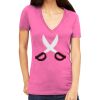 Tultex 214 - Ladies' Slim Fit Fine Jersey V-Neck Thumbnail