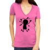 Tultex 214 - Ladies' Slim Fit Fine Jersey V-Neck Thumbnail