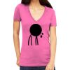 Tultex 214 - Ladies' Slim Fit Fine Jersey V-Neck Thumbnail