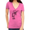 Tultex 214 - Ladies' Slim Fit Fine Jersey V-Neck Thumbnail