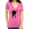 Tultex 214 - Ladies' Slim Fit Fine Jersey V-Neck Thumbnail