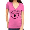 Tultex 214 - Ladies' Slim Fit Fine Jersey V-Neck Thumbnail