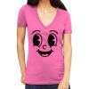 Tultex 214 - Ladies' Slim Fit Fine Jersey V-Neck Thumbnail