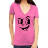 Tultex 214 - Ladies' Slim Fit Fine Jersey V-Neck Thumbnail