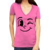 Tultex 214 - Ladies' Slim Fit Fine Jersey V-Neck Thumbnail