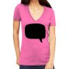 Tultex 214 - Ladies' Slim Fit Fine Jersey V-Neck Thumbnail