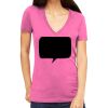 Tultex 214 - Ladies' Slim Fit Fine Jersey V-Neck Thumbnail