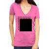 Tultex 214 - Ladies' Slim Fit Fine Jersey V-Neck Thumbnail