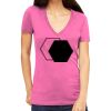Tultex 214 - Ladies' Slim Fit Fine Jersey V-Neck Thumbnail