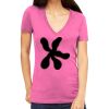 Tultex 214 - Ladies' Slim Fit Fine Jersey V-Neck Thumbnail