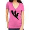 Tultex 214 - Ladies' Slim Fit Fine Jersey V-Neck Thumbnail