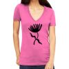 Tultex 214 - Ladies' Slim Fit Fine Jersey V-Neck Thumbnail