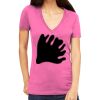 Tultex 214 - Ladies' Slim Fit Fine Jersey V-Neck Thumbnail