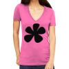 Tultex 214 - Ladies' Slim Fit Fine Jersey V-Neck Thumbnail