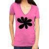 Tultex 214 - Ladies' Slim Fit Fine Jersey V-Neck Thumbnail