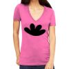 Tultex 214 - Ladies' Slim Fit Fine Jersey V-Neck Thumbnail