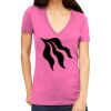 Tultex 214 - Ladies' Slim Fit Fine Jersey V-Neck Thumbnail