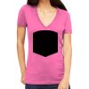 Tultex 214 - Ladies' Slim Fit Fine Jersey V-Neck Thumbnail