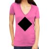Tultex 214 - Ladies' Slim Fit Fine Jersey V-Neck Thumbnail
