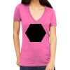 Tultex 214 - Ladies' Slim Fit Fine Jersey V-Neck Thumbnail