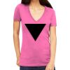 Tultex 214 - Ladies' Slim Fit Fine Jersey V-Neck Thumbnail