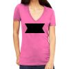Tultex 214 - Ladies' Slim Fit Fine Jersey V-Neck Thumbnail