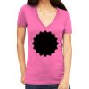 Tultex 214 - Ladies' Slim Fit Fine Jersey V-Neck Thumbnail