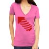 Tultex 214 - Ladies' Slim Fit Fine Jersey V-Neck Thumbnail