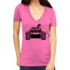 Tultex 214 - Ladies' Slim Fit Fine Jersey V-Neck Thumbnail