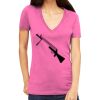 Tultex 214 - Ladies' Slim Fit Fine Jersey V-Neck Thumbnail