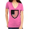 Tultex 214 - Ladies' Slim Fit Fine Jersey V-Neck Thumbnail