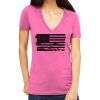 Tultex 214 - Ladies' Slim Fit Fine Jersey V-Neck Thumbnail