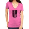 Tultex 214 - Ladies' Slim Fit Fine Jersey V-Neck Thumbnail
