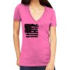 Tultex 214 - Ladies' Slim Fit Fine Jersey V-Neck Thumbnail