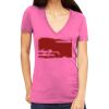 Tultex 214 - Ladies' Slim Fit Fine Jersey V-Neck Thumbnail