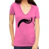 Tultex 214 - Ladies' Slim Fit Fine Jersey V-Neck Thumbnail