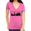 Tultex 214 - Ladies' Slim Fit Fine Jersey V-Neck Thumbnail