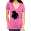 Tultex 214 - Ladies' Slim Fit Fine Jersey V-Neck Thumbnail