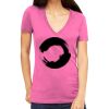 Tultex 214 - Ladies' Slim Fit Fine Jersey V-Neck Thumbnail