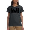 Gildan 100% Cotton Ladies T-Shirt Thumbnail