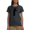 Gildan 100% Cotton Ladies T-Shirt Thumbnail